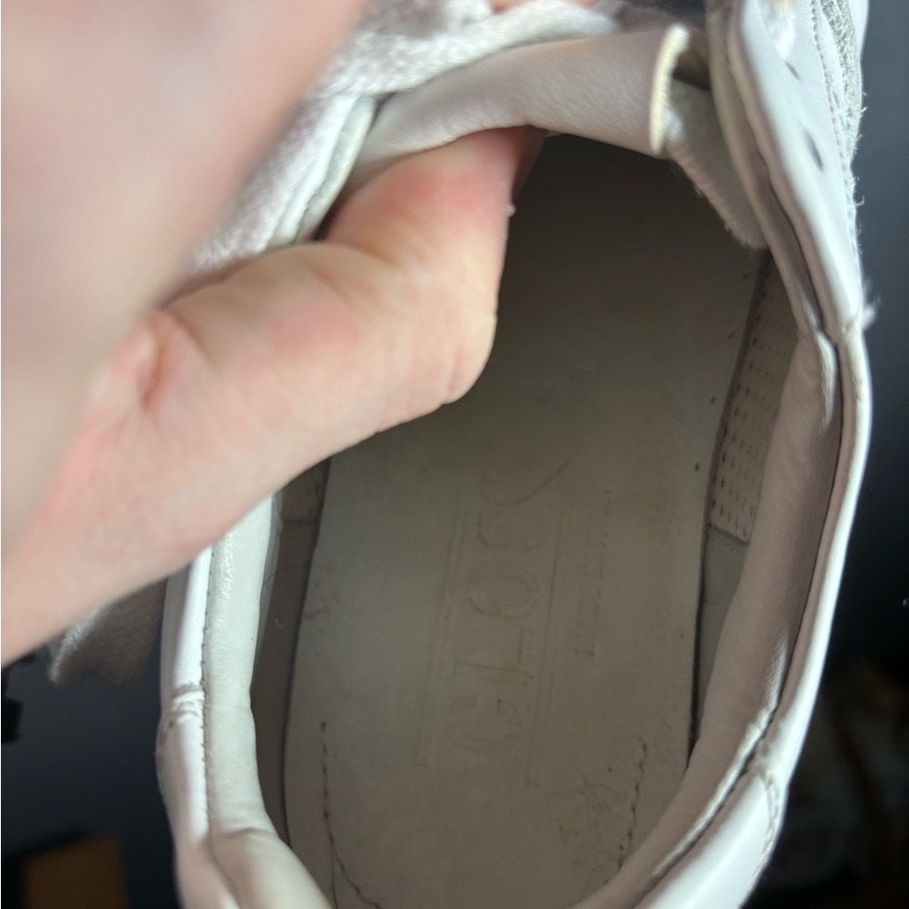 Closed Leather Made in Italy Lace Up Trainers Womens Size EU 37 - Picture 8 of 9